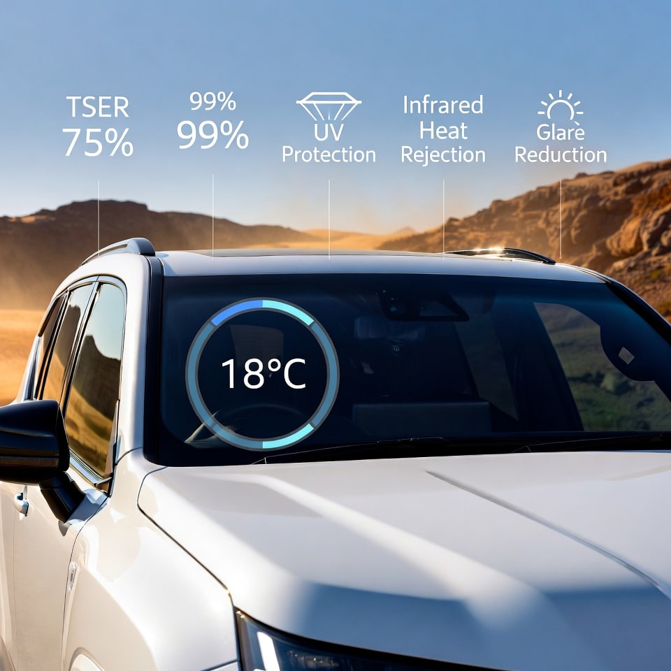 Automotive window film